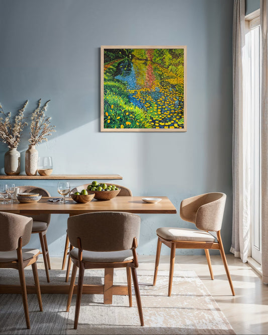 Flowing Towards The Bridge