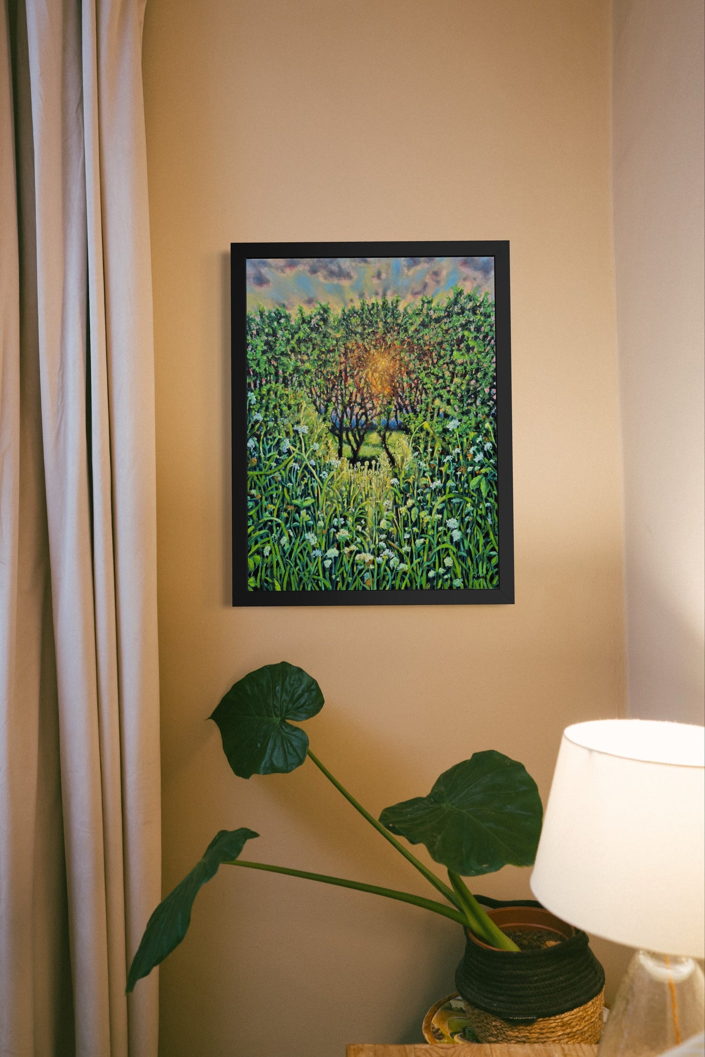 2 Hearts At The Towpath Sunset (i)